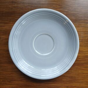 Vintage Fiesta Gray Saucer Mid Century Modern MCM 1950s HLC Aesthetic Fiestaware